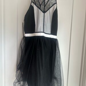 Elegant Black and White  Dress